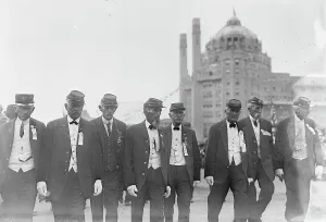Union Prints: G.A.R. Parade - Atlantic City, 1910. Creator: Bain News Service
