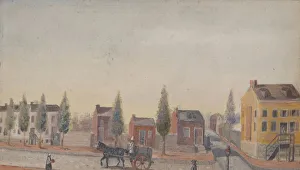 Oil On Slate Paper Prints: The Garbage Cart, 1870s. Creator: William P. Chappel