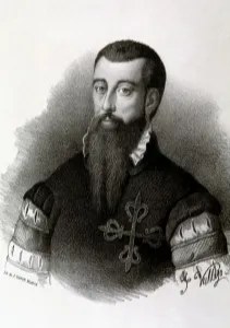 15th 16th Centuries Prints: Garcilaso de la Vega (1501-1536), Spanish poet and Military