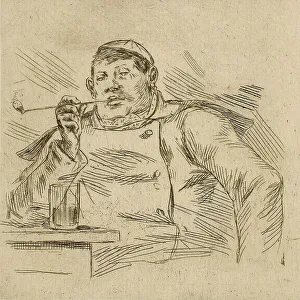 Rops Felicien Prints: Garçon brasseur bruxellois, 1876. Creator: Félicien Rops