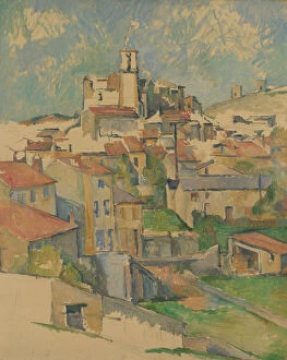Hills Collection: Gardanne, 1885-86. Creator: Paul Cezanne
