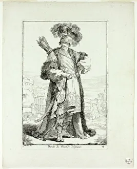 Vien Joseph Marie I Prints: Garde du Grand Seigneur, plate thirteen from Caravanne du Sultan à la Mecque