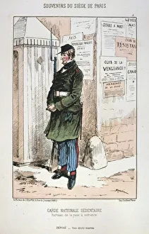 Garde Nationale Sedentaire, Siege of Paris, 1870-1871