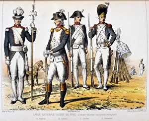 Francois Cudet Prints: Garde Nationale Soldee de Paris Artist: Francois Cudet