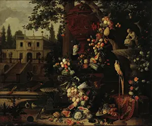 Fountain Prints: Garden, 1675. Creator: Peeter Gysels