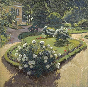 A garden, 1910. Artist: Vinogradov, Sergei Arsenyevich (1869-1938)