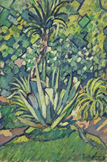 Pietro 1879 1937 Prints: The Garden, 1914. Creator: Marussig, Pietro (1879-1937)