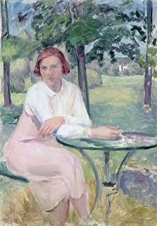 Lonnberg William Prints: In the garden, 1932. Creator: William Lonnberg