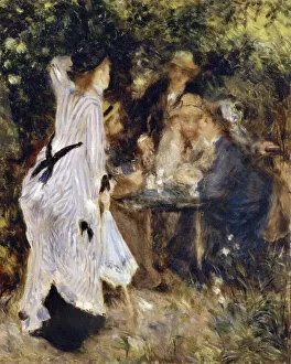 In the Garden (Au Jardin du Moulin de la Galette), 1876. Artist: Pierre-Auguste Renoir