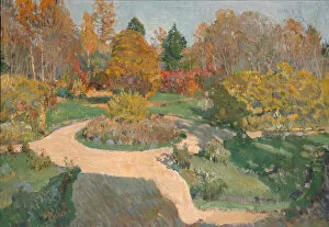 Garden in Autumn. Artist: Vinogradov, Sergei Arsenyevich (1869-1938)