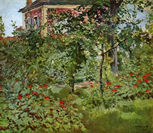 The Garden at Bellevue, 1880.Artist: Edouard Manet