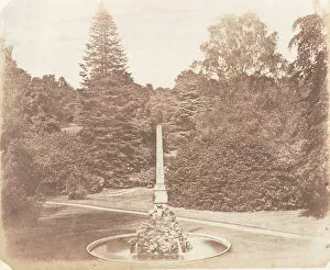 Blenheim Palace Collection: In the Garden. Blenheim, 1853-56. Creator: James Knight