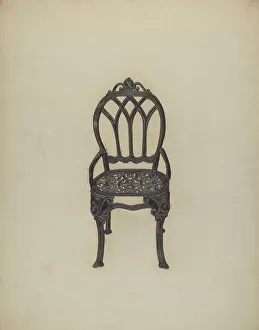 Garden Chair, c. 1938. Creator: Katherine Hastings