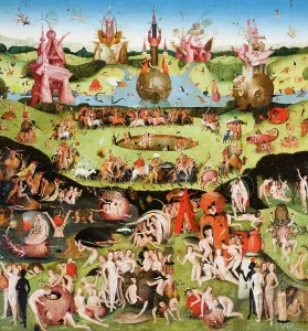 Hope Prints: The Garden of Earthly Delights, c. 1500. Creator: Bosch, Hieronymus, (School)