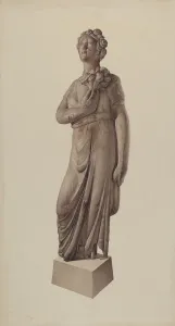 Images Dated 30th September 2021: Garden Figure, c. 1939. Creator: Robert Pohle