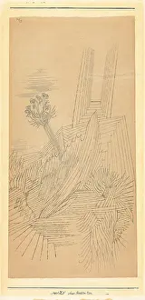 Dada Prints: The garden gate, 1925. Creator: Klee, Paul (1879-1940)