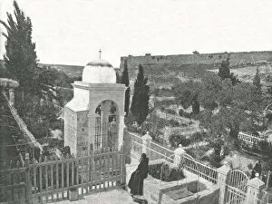 Gethsemane Gallery: The Garden of Gethsemane, Jerusalem, Palestine, 1895. Creator: W &s Ltd