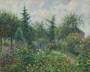 Garden and henhouse at Octave Mirbeau's, Les Damps, 1892