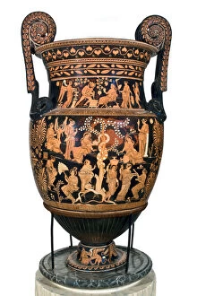 Nymph Gallery: The Garden of the Hesperides (Apulian Krater), ca 360 BC. Creator: Lycurgus Painter (active c)
