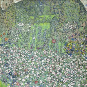 Gustav 1862 1918 Prints: Garden Landscape With Mountain Top, 1916. Creator: Klimt, Gustav (1862-1918)