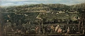 Merry Company Collection: Garden Party in Albaro, c. 1740. Artist: Magnasco, Alessandro (1667-1749)