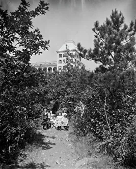 Garden Path Prints: Garden path at Hotel Kaaterskill