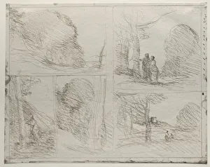 Cliche Verre Prints: The Garden of Pericles;The Painters Lane;Scrawl;The Large Woodcutter…