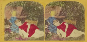 Water Can Prints: The Gardener's Pets. 1871. Creator: F. G. Weller