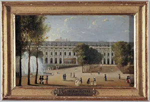 1st Arrondissement Prints: Gardens of the Palais-Royal, around 1820