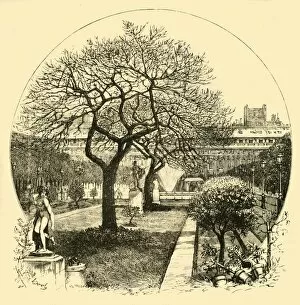 Andre Lenotre Gallery: The Gardens of the Palais Royal, Paris, 1890. Creator: Unknown