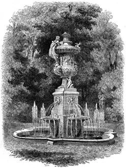 Cassells Illustrated History Of England Collection: Gardens of the royal residence at Potsdam, Germany, 19th century