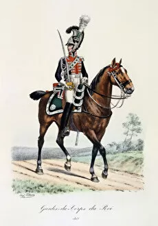 Images Dated 6th December 2005: Gardes-du-Corps de Roi, 1815 Artist: Eugene Titeux