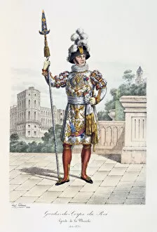 Images Dated 6th December 2005: Gardes-du-Corps de Roi, Garde de la Manche, 1814-30 Artist: Eugene Titeux