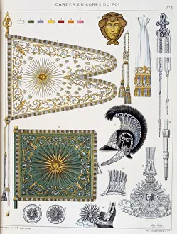 Maison Du Roi Prints: Gardes-du-Corps de Roi, Insignia Artist: Eugene Titeux