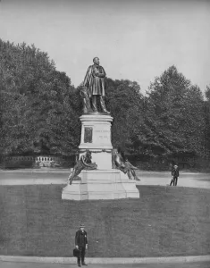 Cn Greig And Prints: Garfield Statue, Washington, D. C. c1897. Creator: Unknown