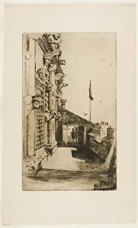 Dy Cameron Prints: The Gargoyles, Stirling Castle, 1898. Creator: David Young Cameron