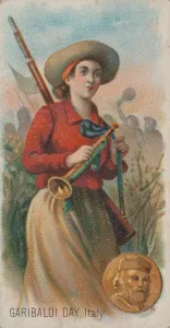 And Sons Prints: Garibaldi Day, Italy, from the Holidays series (N80) for Duke brand cigarettes, 1890