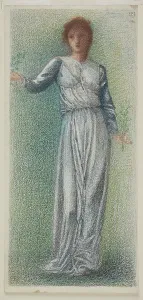 The Garland Weavers - Full-Length Figure Study, 1862-66. Creator: Sir Edward Coley Burne-Jones