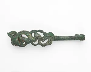 Garment Hook Gallery: Garment hook (daigou), fragment, Warring States period to Han dynasty, 475 BCE-220 CE