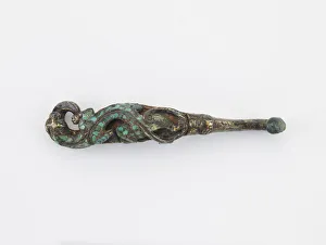Daigou Prints: Garment hook (daigou), Zhou dynasty, 475-221 BCE. Creator: Unknown