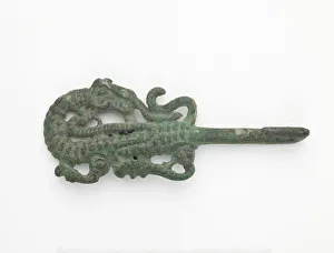 Garment Hook Prints: Garment hook (gou), Eastern Zhou to Western Han dynasty, 770 BCE-9 CE. Creator: Unknown