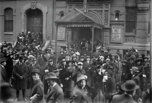 Textiles Worker Prints: Garment workers, Webster Hall, between c1915 and c1920. Creator: Bain News Service