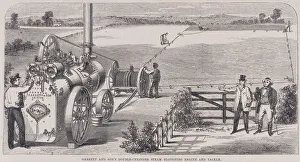 Garrett & Sons Double-Cylinder Steam Ploughing Engine and Tackle, c1862