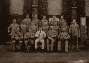 The Garrison Police of the 1st Royal Munster Fusiliers, Rangoon, Burma, 1913