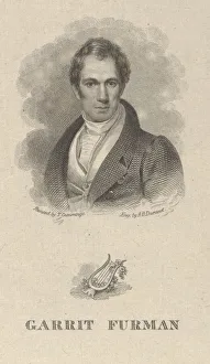 Engraving On Chine Colle Prints: Garrit Furman, ca. 1830. Creator: Asher Brown Durand