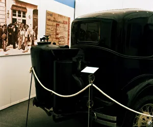 Inventions Prints: Gas generator device that is installed in automobiles to produce fuel gas as fuel