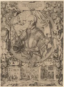 Ammann Jost Prints: Gaspar de Coligny, 1573. Creator: Jost Ammon