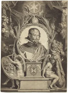 Proof Prints: Gaspar de Gusman, Count of Olivares, c. 1626. Creator: Paulus Pontius