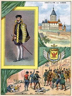 Demoulin Collection: Gaspard de Coligny, Admiral of France, 1898. Artist: Gilbert