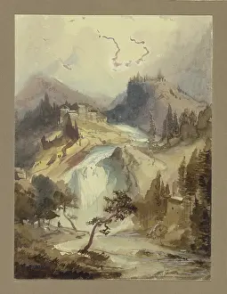 Caspar Prints: Gastein, mid-late 19th century. Creator: Caspar Scheuren